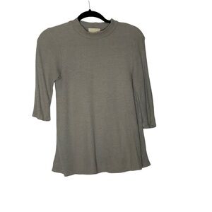 Modcloth grey long sleeve thermal top.Size M